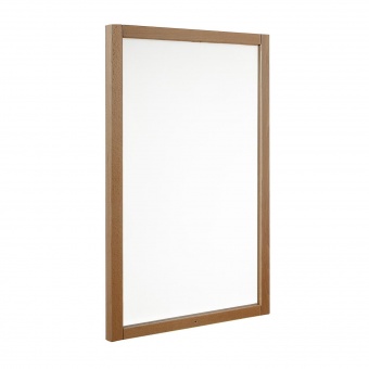 Spiegel 60 x 100 cm mit Buche Massivholzrahmen 
